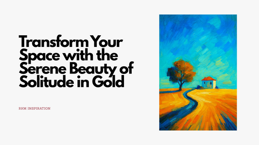 Transform Your Space with the Serene Beauty of Solitude in Gold