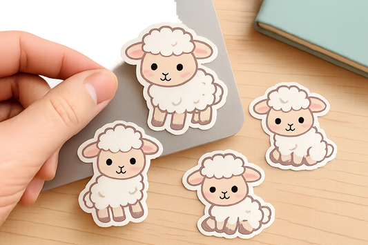 Unexpectedly Adorable: Transform Your World with Lamb Stickers