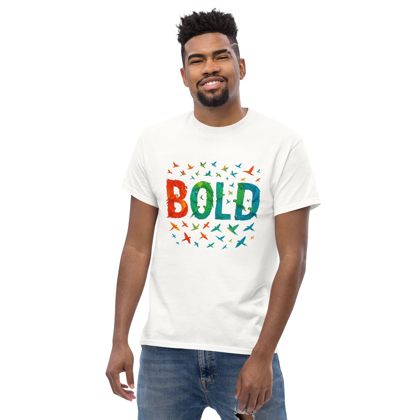Bold Cotton Tee - Trendy Unisex Style Perfect for Streetwear! - RKM Inspiration - 73384077