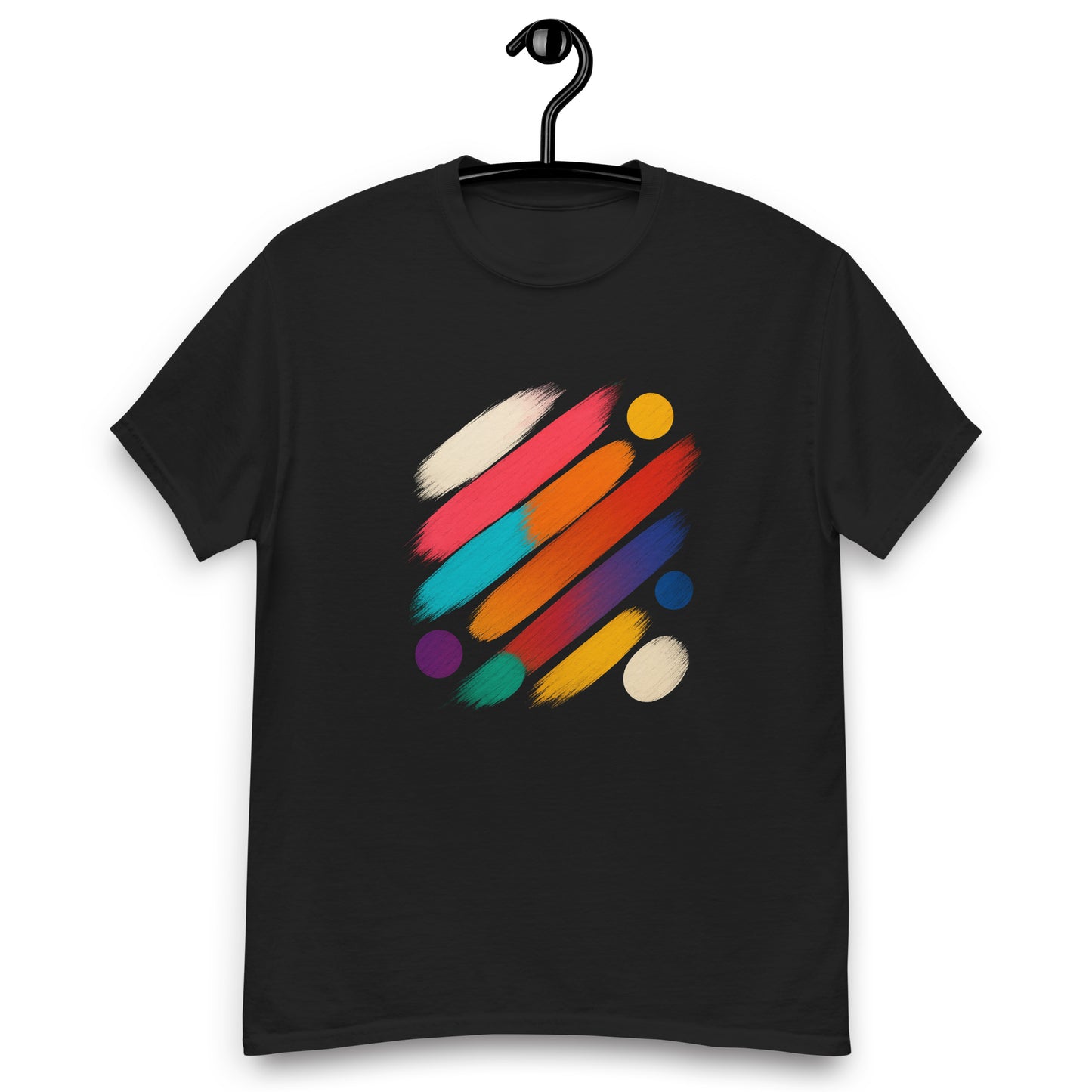 Brush Strokes Unisex Classic Tee - Trendy 100% Cotton Comfort - RKM Inspiration - 56944208