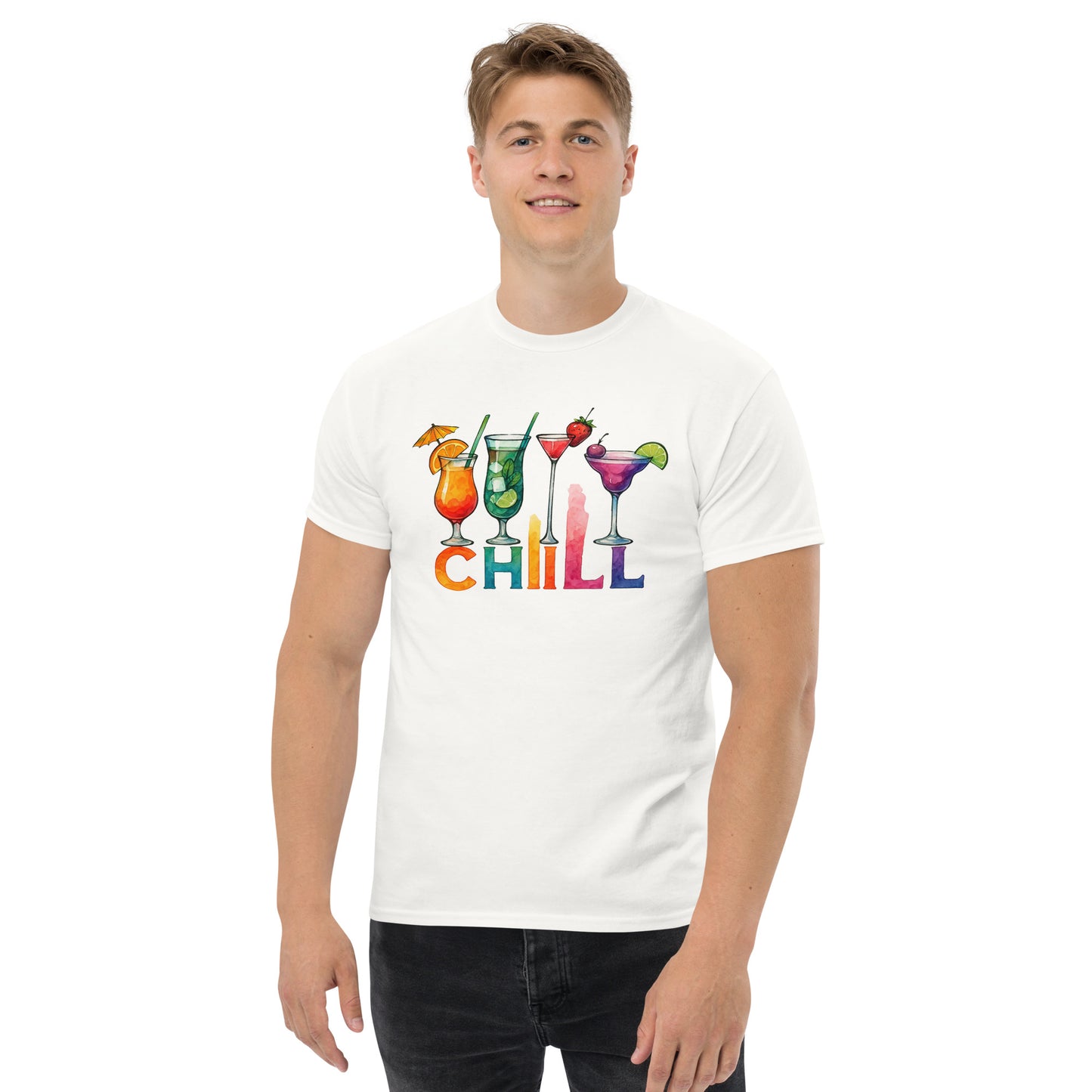Chill Unisex Classic Tee - Stay Trendy & Comfy in 100% Cotton! - RKM Inspiration - 7833556