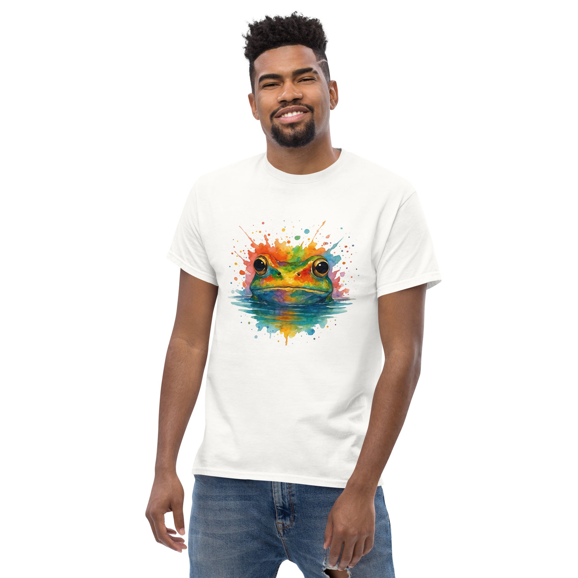 Frog Unisex Classic Tee - Trendy Cotton Comfort for Every Wardrobe - RKM Inspiration  - 36318918