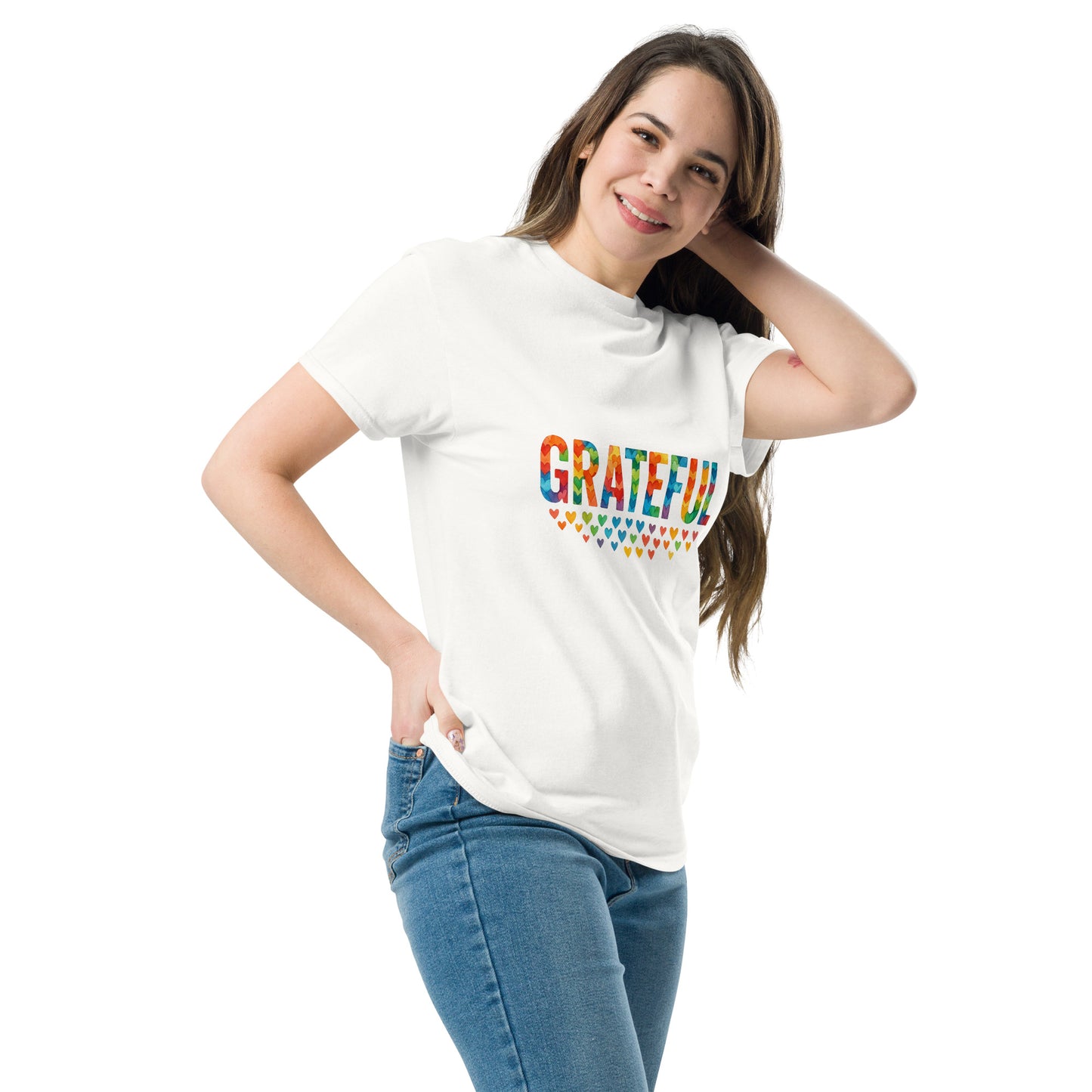 Grateful Unisex Classic Tee - Elevate Your Style with Comfort & Trend - RKM Inspiration - 37968786