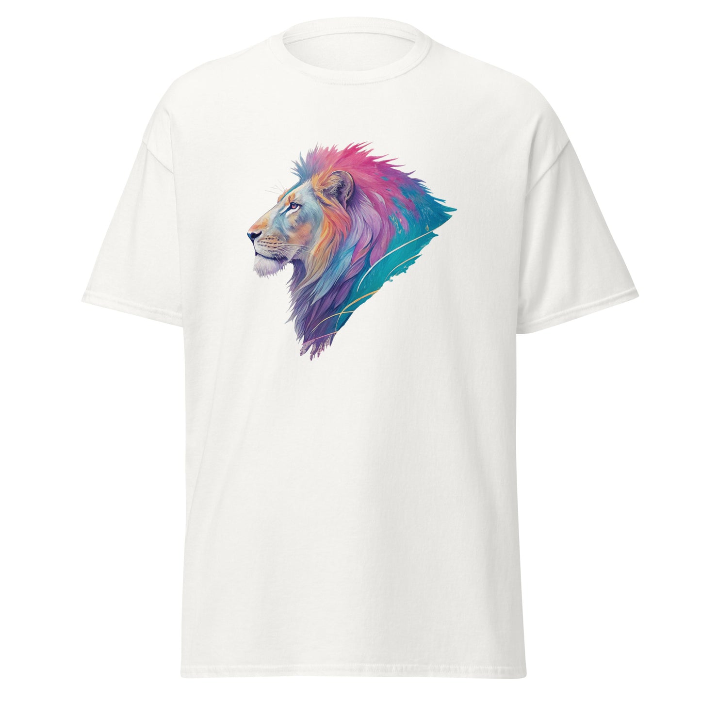 Lion Unisex Classic Tee - Stylish 100% Cotton Streetwear Essential - RKM Inspiration - 22614838