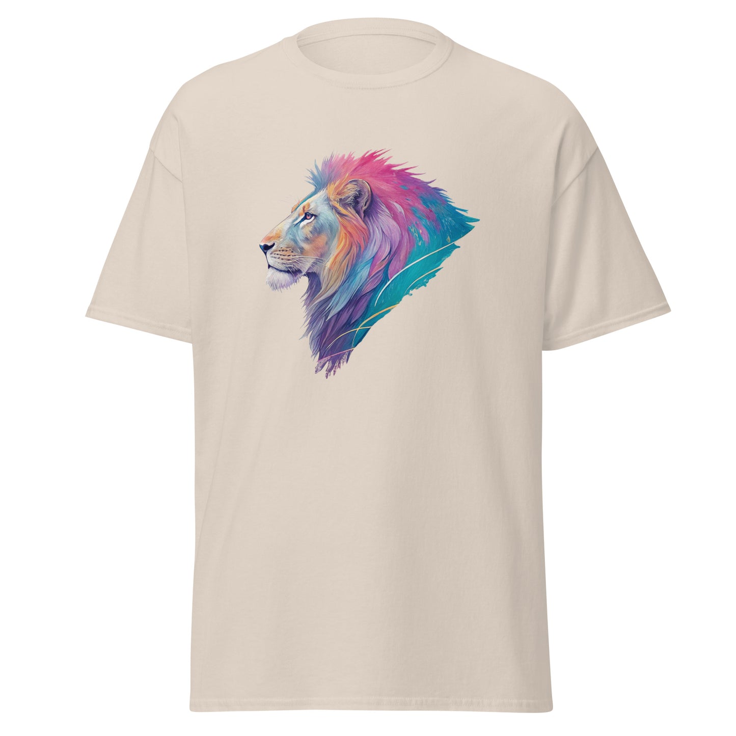 Lion Unisex Classic Tee - Stylish 100% Cotton Streetwear Essential - RKM Inspiration - 57430371