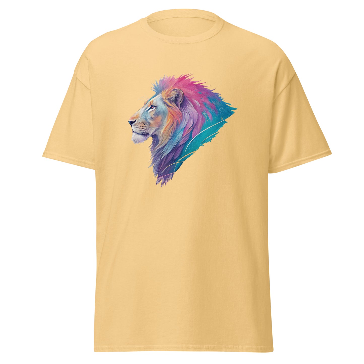 Lion Unisex Classic Tee - Stylish 100% Cotton Streetwear Essential - RKM Inspiration - 88925843