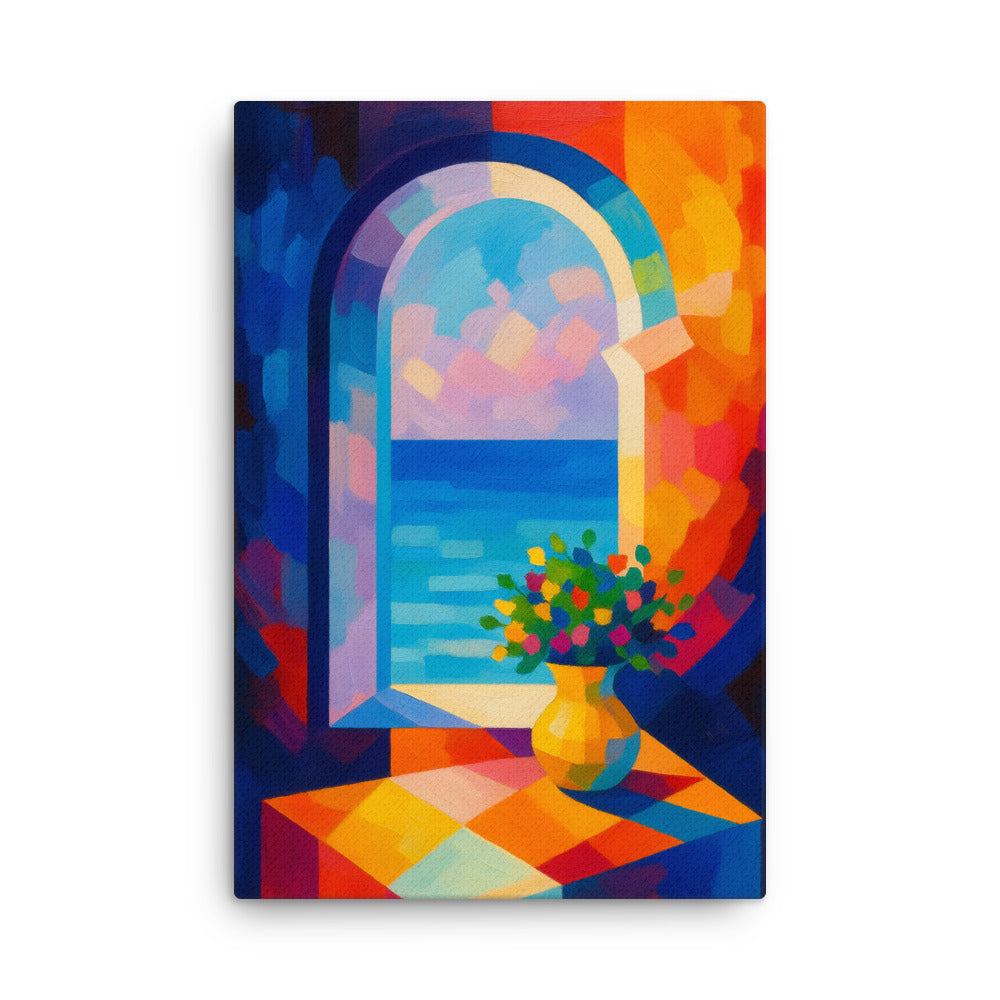 Mediterranean Echoes Canvas Wall Art - RKM Inspiration - 46577043