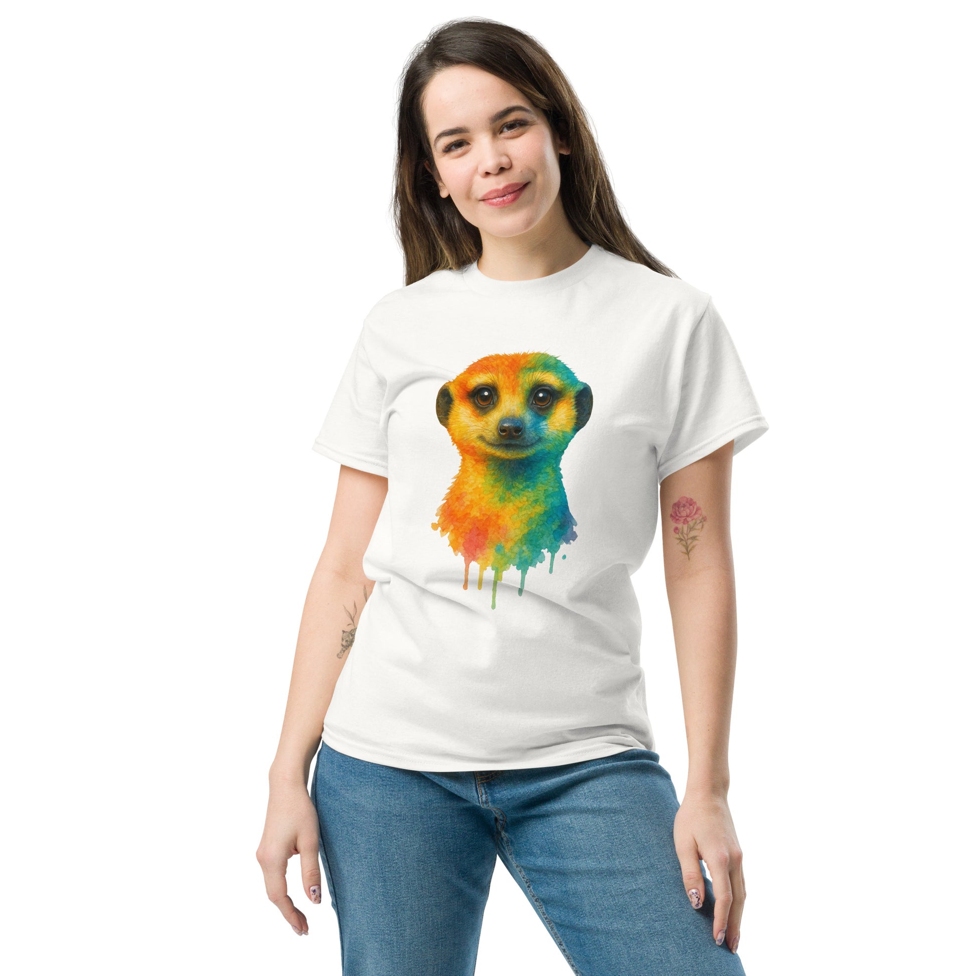 Trendy Meerkat Tee: Unisex Classic Style in 100% Cotton - RKM Inspiration  - 90040106