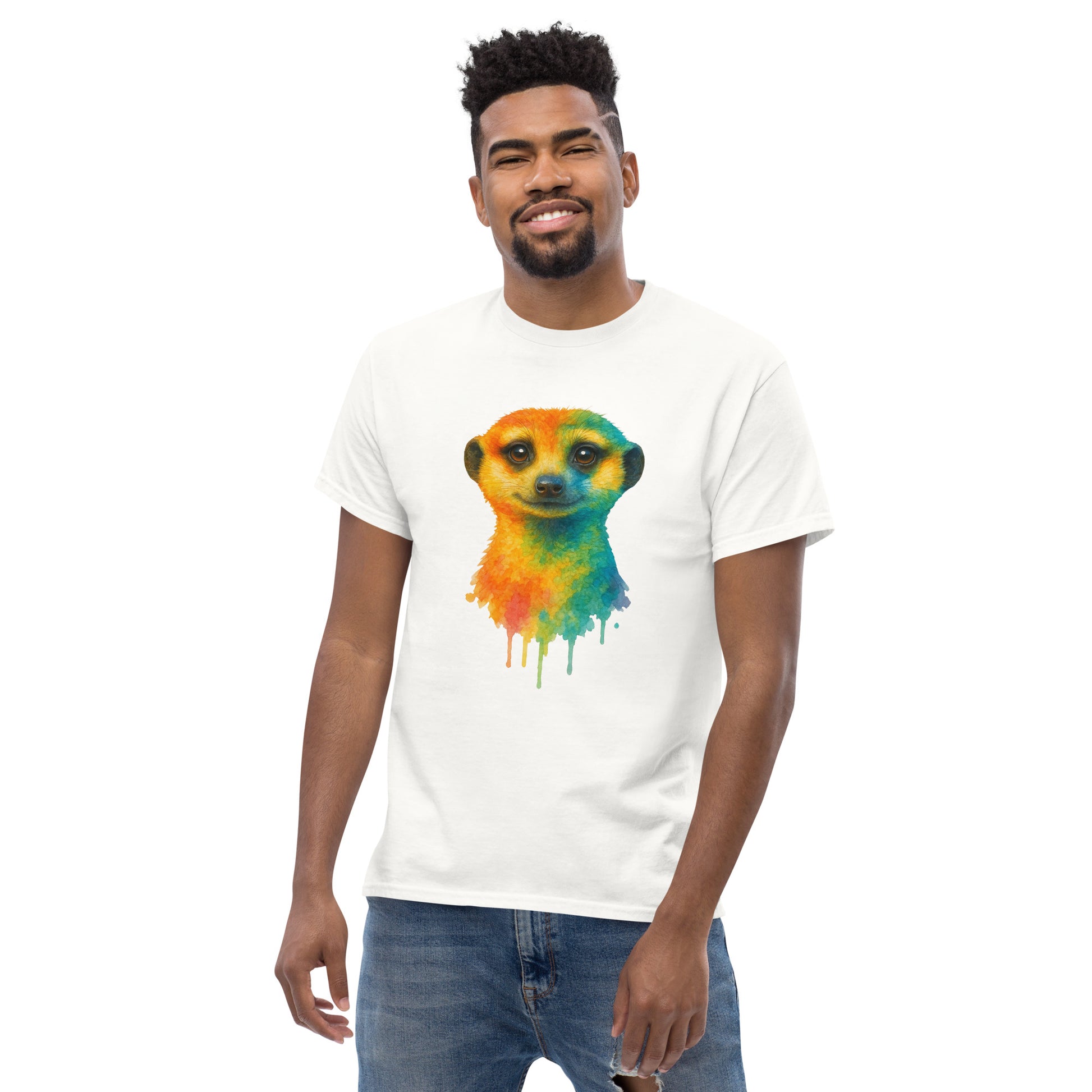 Trendy Meerkat Tee: Unisex Classic Style in 100% Cotton - RKM Inspiration  - 62007414