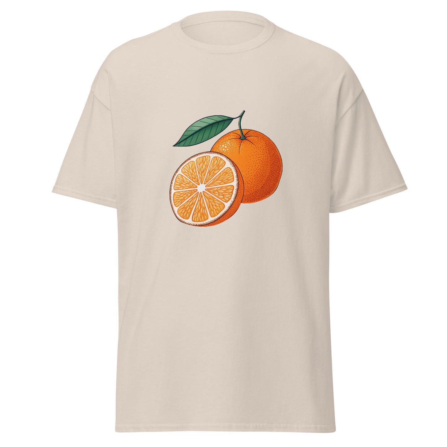 Stylish Orange Unisex Tee - Perfect Layered Look | 100% Cotton - RKM Inspiration - 37851409