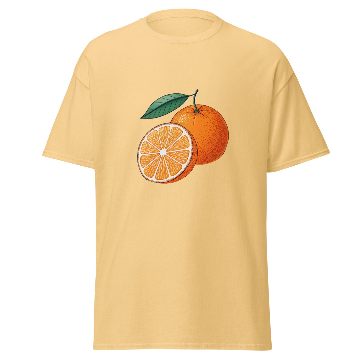 Stylish Orange Unisex Tee - Perfect Layered Look | 100% Cotton - RKM Inspiration - 54834678