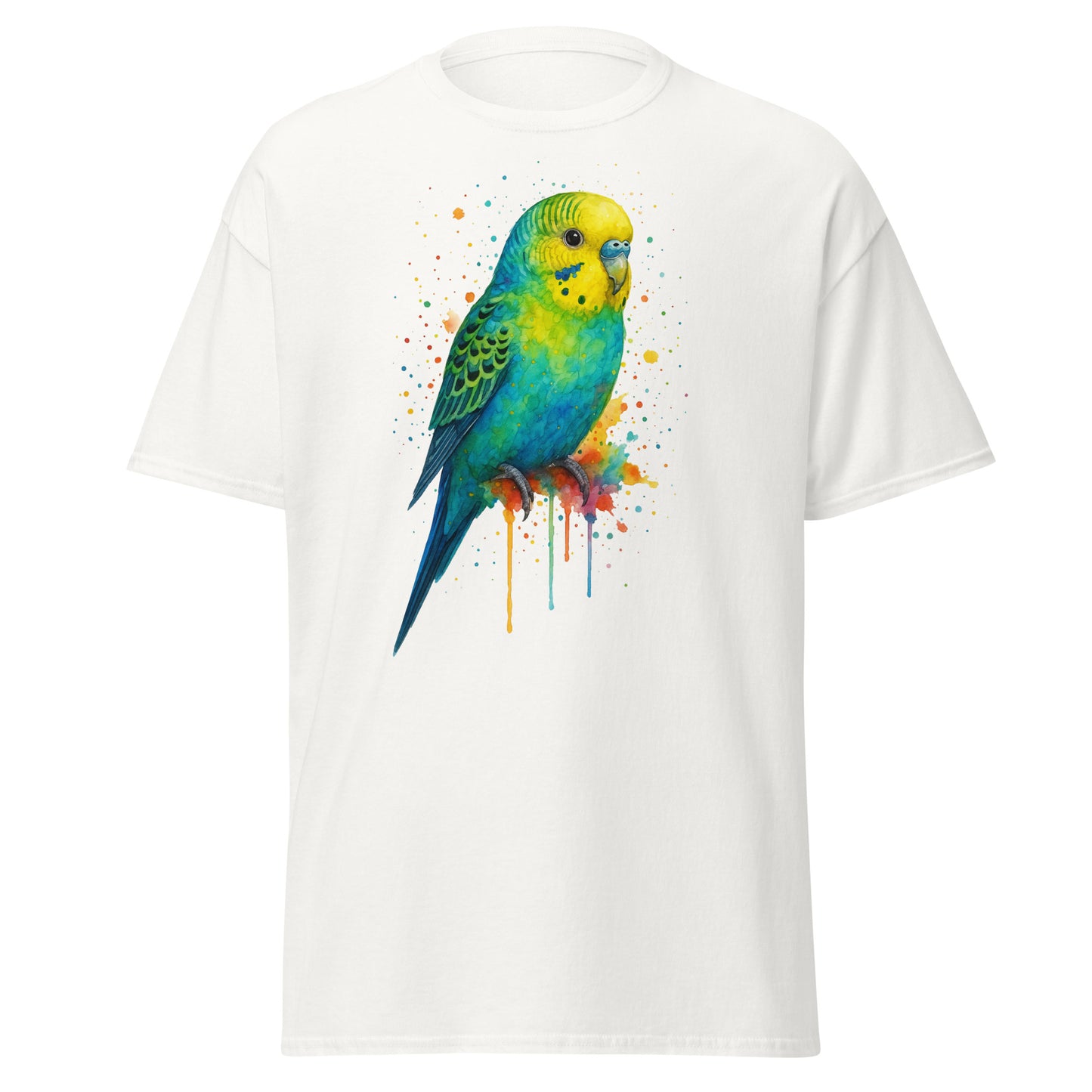 Trendy Parakeet Unisex Tee - 100% Cotton Classic for Stylish Comfort - RKM Inspiration - 71848338