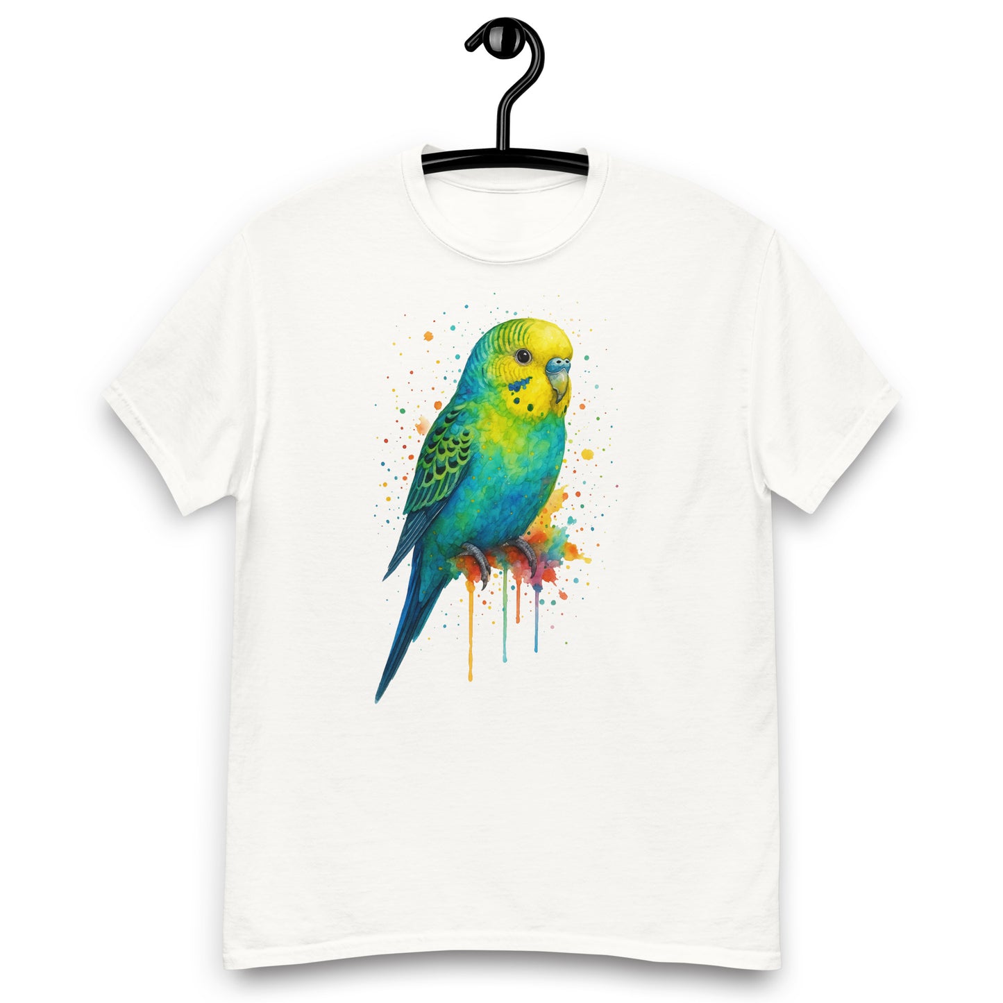 Trendy Parakeet Unisex Tee - 100% Cotton Classic for Stylish Comfort - RKM Inspiration - 44821253