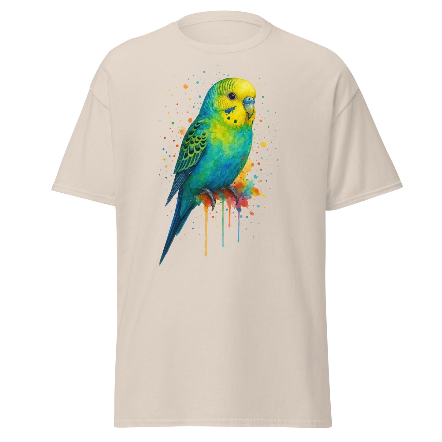 Trendy Parakeet Unisex Tee - 100% Cotton Classic for Stylish Comfort - RKM Inspiration - 45424931