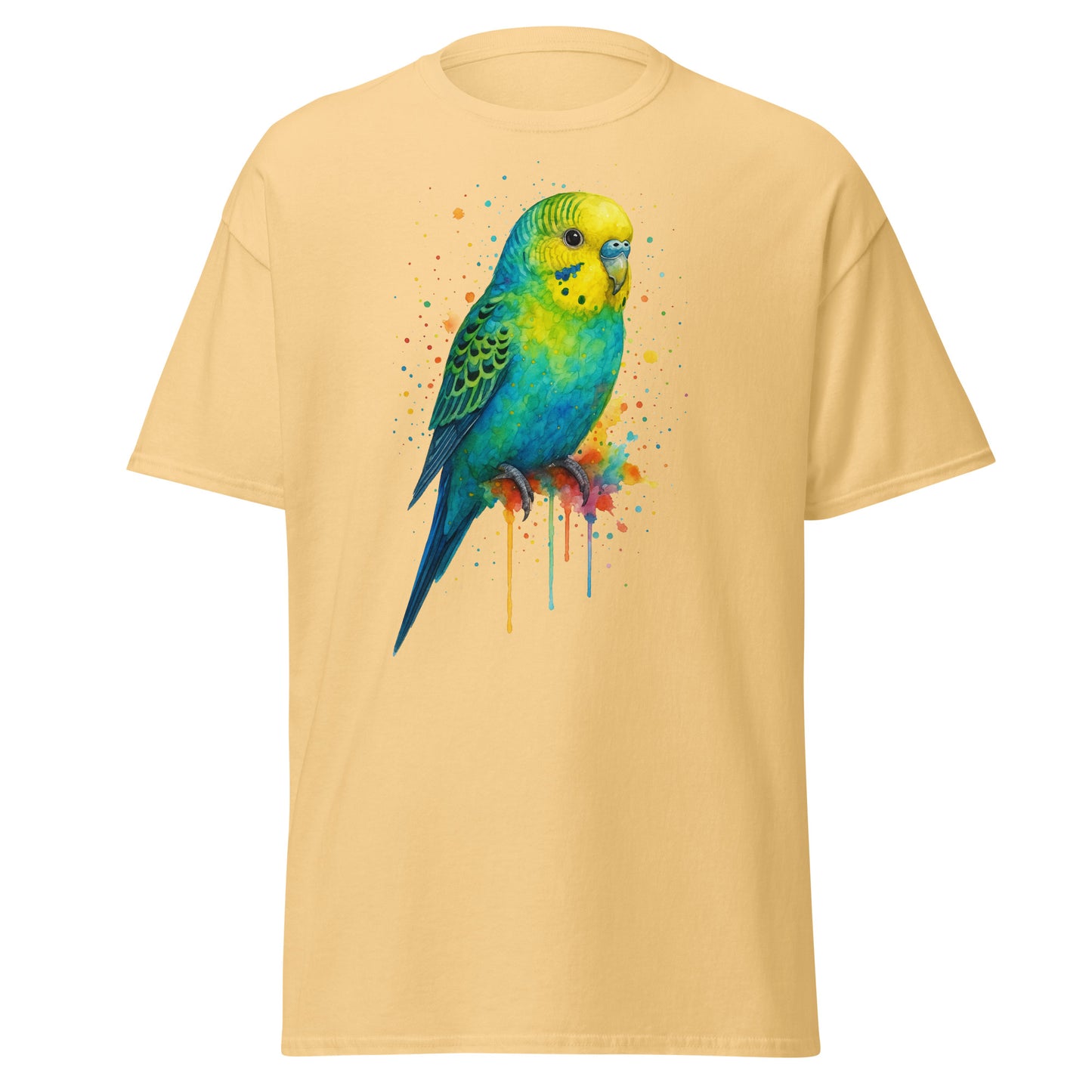 Trendy Parakeet Unisex Tee - 100% Cotton Classic for Stylish Comfort - RKM Inspiration - 36778538