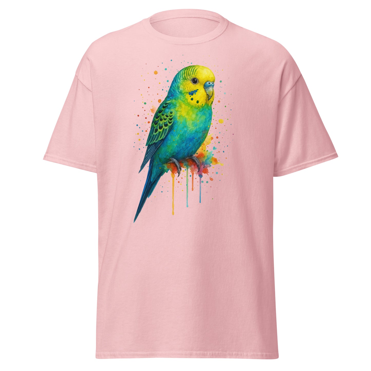 Trendy Parakeet Unisex Tee - 100% Cotton Classic for Stylish Comfort - RKM Inspiration - 17620206