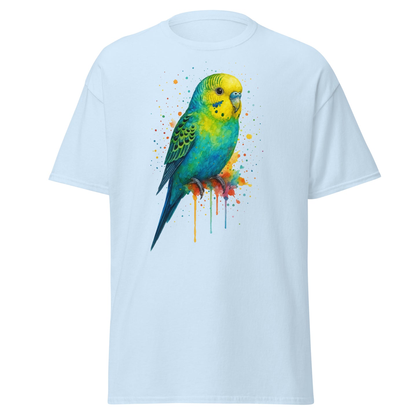 Trendy Parakeet Unisex Tee - 100% Cotton Classic for Stylish Comfort - RKM Inspiration - 86414076
