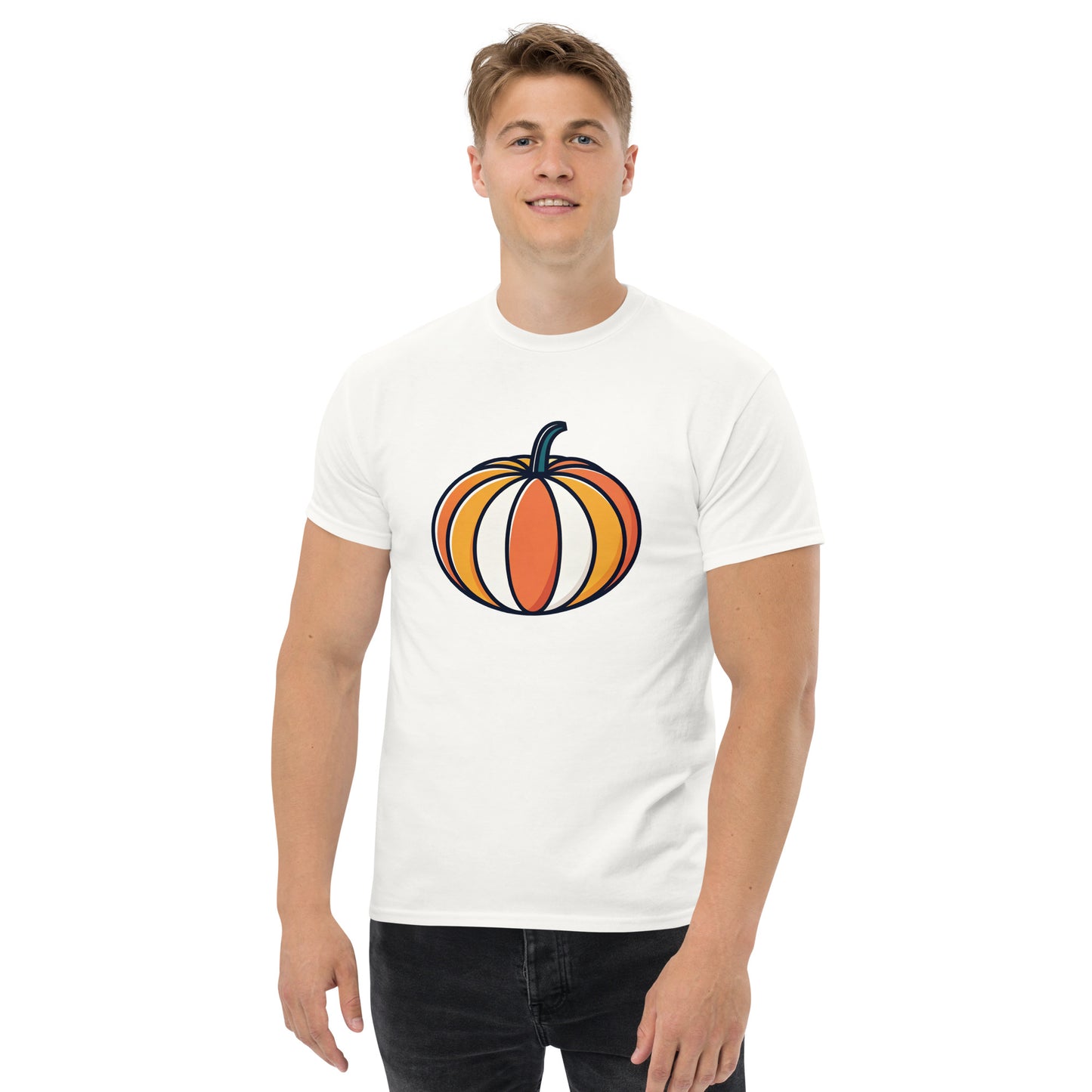 Pumpkin Unisex Classic Tee - Trendy 100% Cotton Streetwear Essential - RKM Inspiration - 17078756