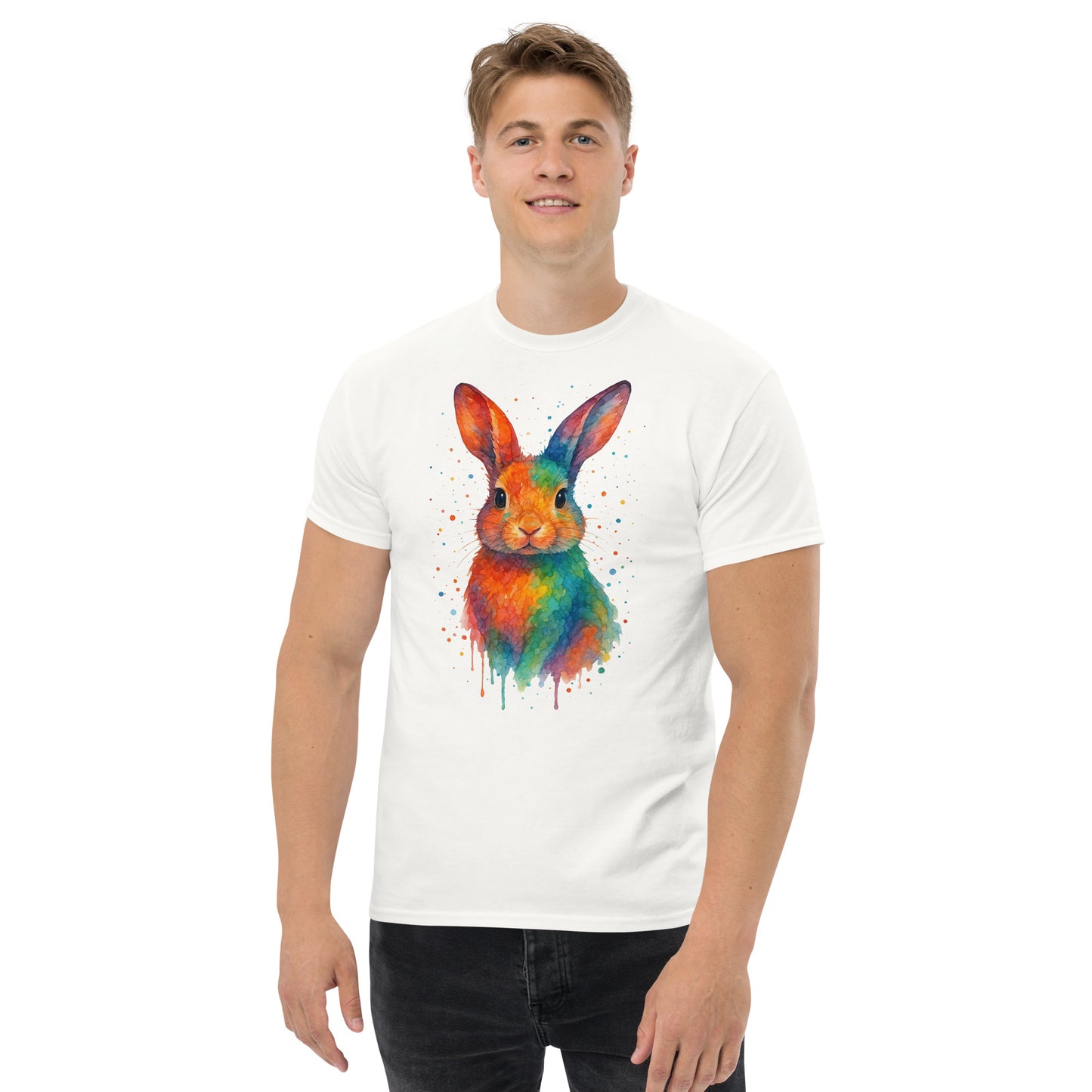 Trendy Rabbit Tee - Unisex Cotton Classic for Streetwear Style - RKM Inspiration - 49968802
