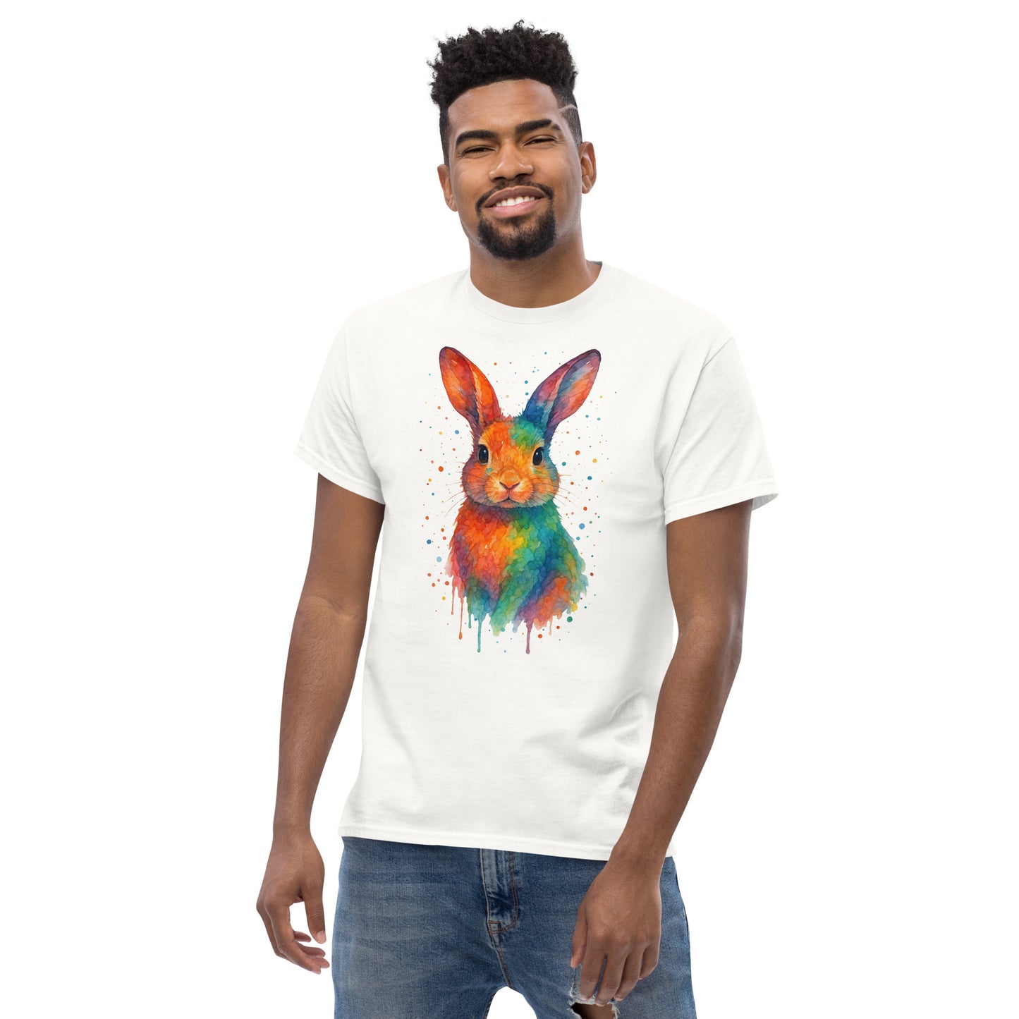Trendy Rabbit Tee - Unisex Cotton Classic for Streetwear Style - RKM Inspiration - 58458558