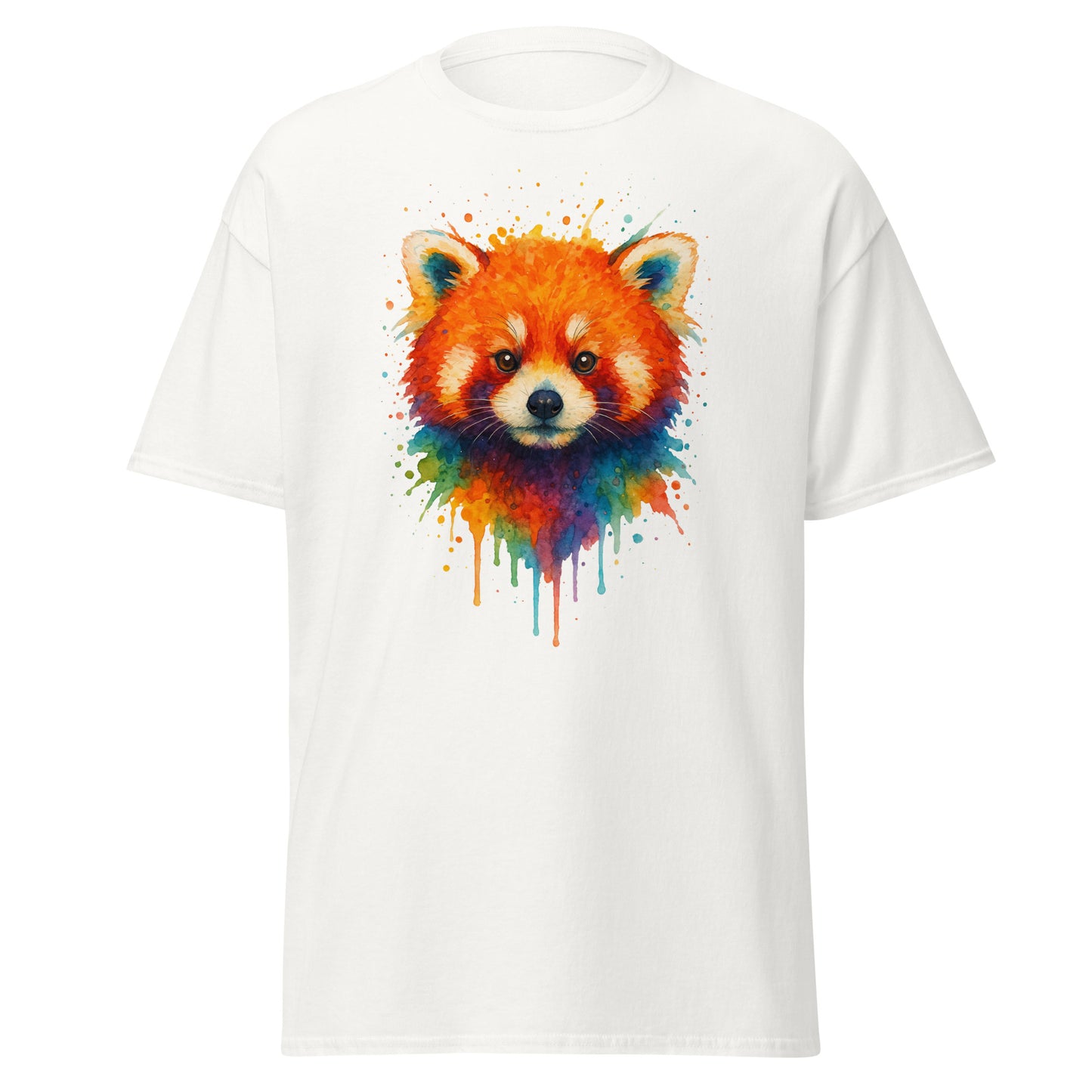 Stylish Red Panda Tee - Trendy Unisex Classic T-Shirt for All - RKM Inspiration - 8370793