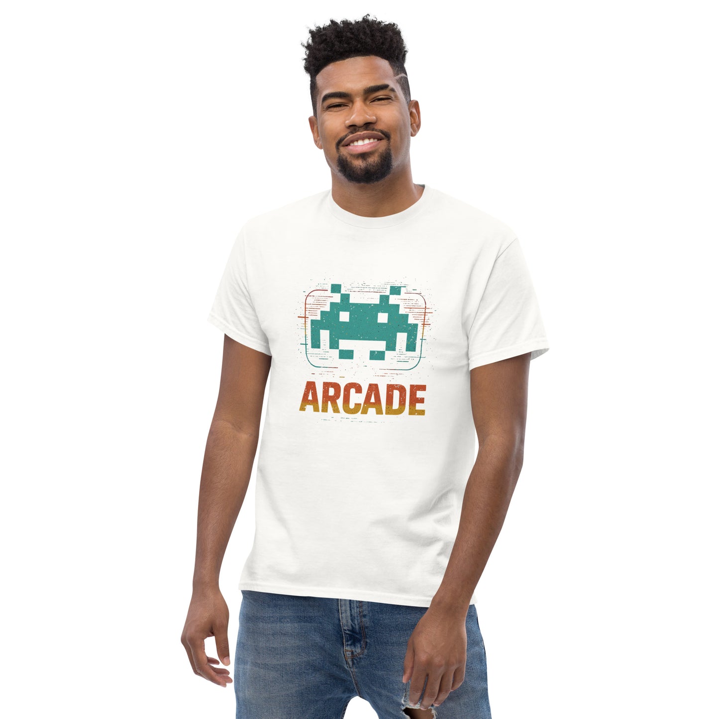 Retro Arcade Tee: Trendy Unisex Style in Premium Cotton - RKM Inspiration - 6302788