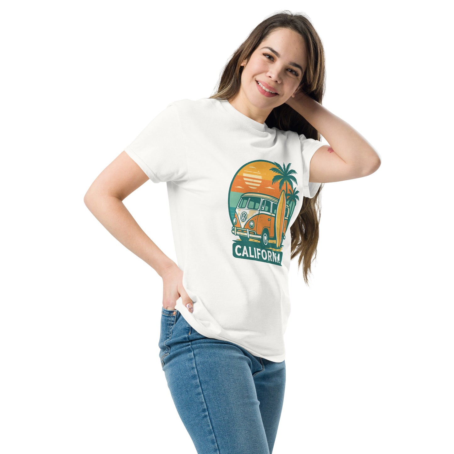 Retro California Tee - Trendy Unisex Style for Streetwear Fashion - RKM Inspiration - 38133323
