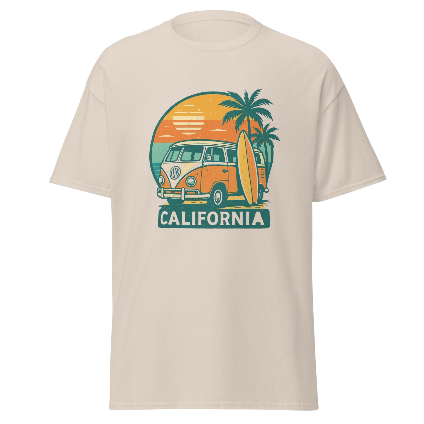 Retro California Tee - Trendy Unisex Style for Streetwear Fashion - RKM Inspiration - 92219956
