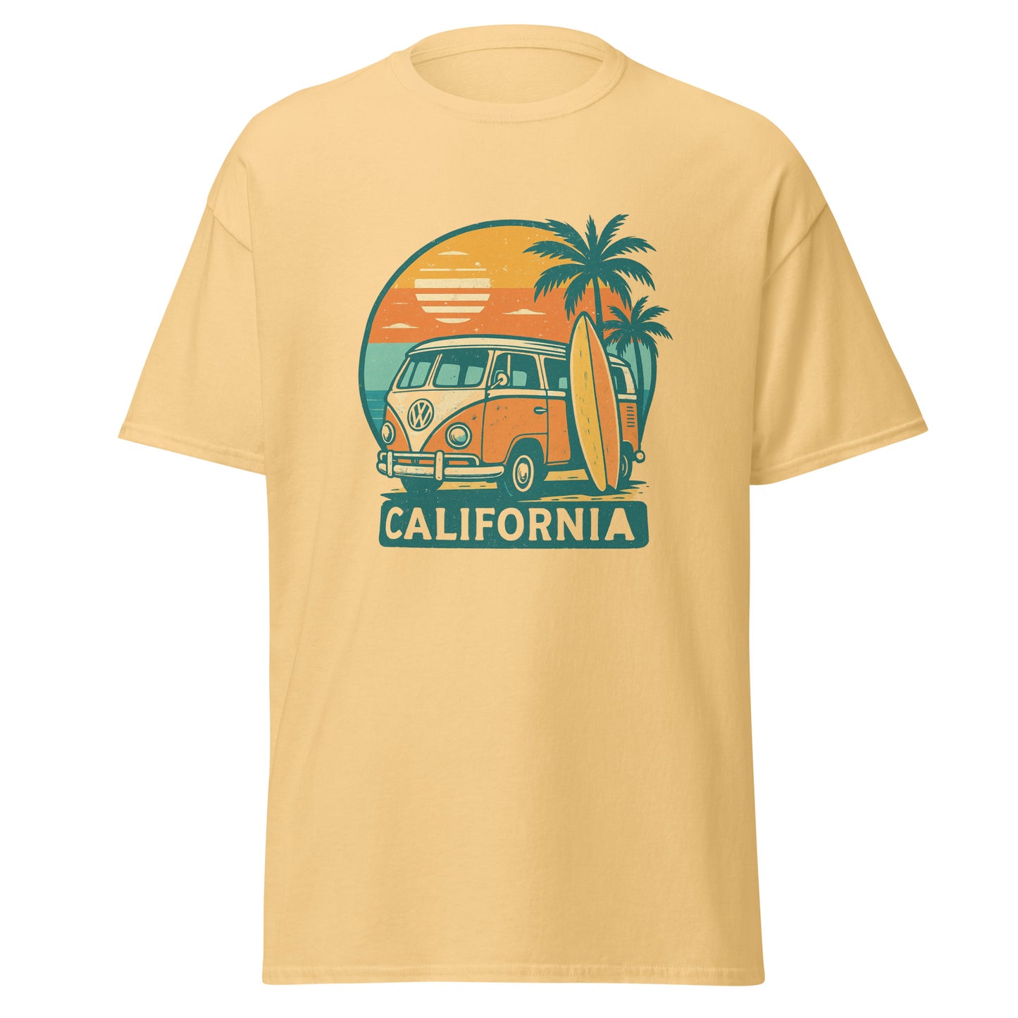 Retro California Tee - Trendy Unisex Style for Streetwear Fashion - RKM Inspiration - 68306673