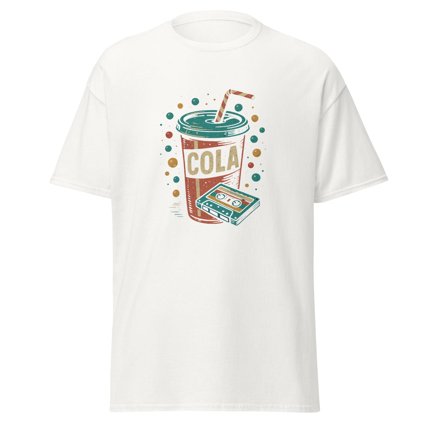 Retro Cola Tee - Trendy, Unisex & 100% Cotton Classic for Streetwear - RKM Inspiration - 75590759