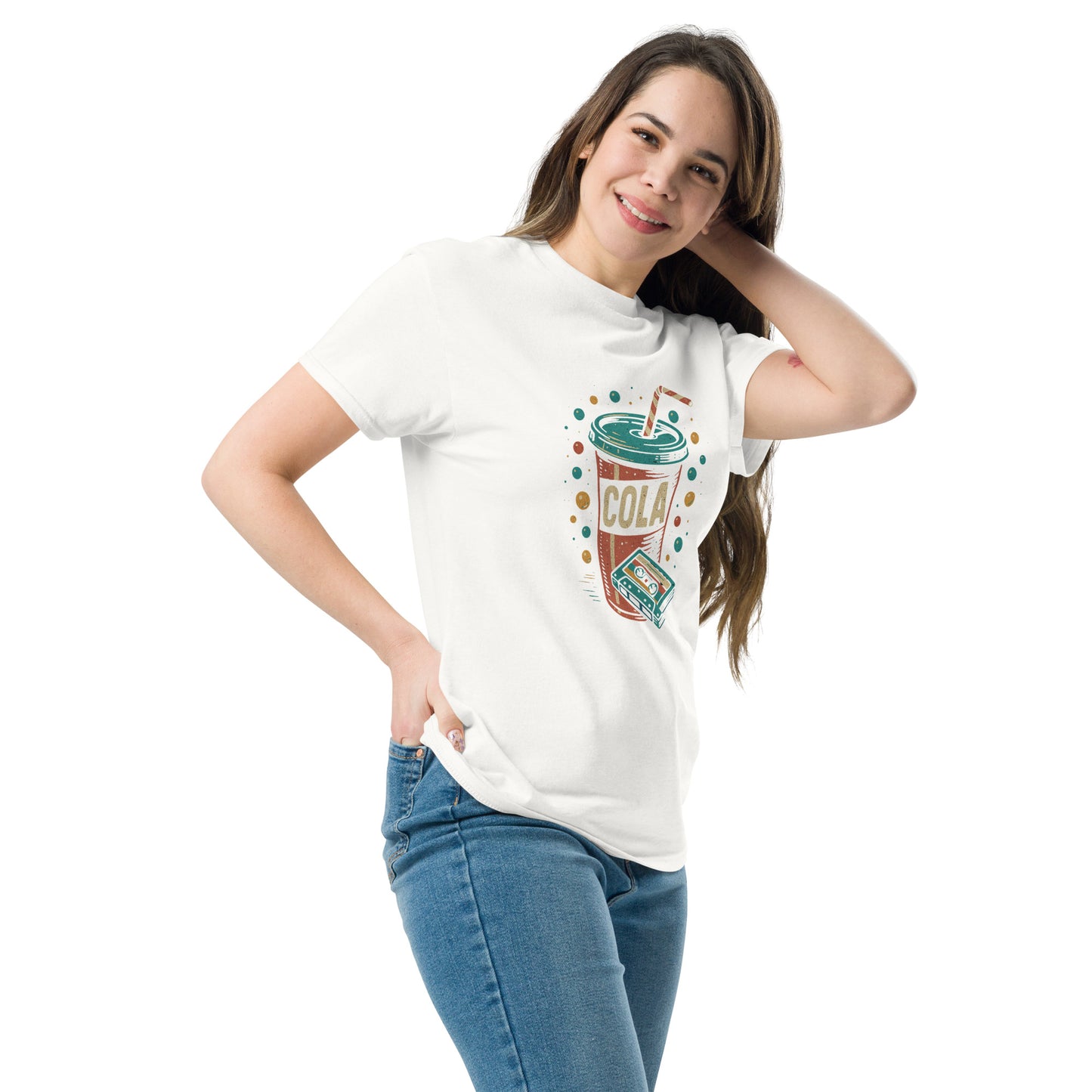 Retro Cola Tee - Trendy, Unisex & 100% Cotton Classic for Streetwear - RKM Inspiration - 35683422