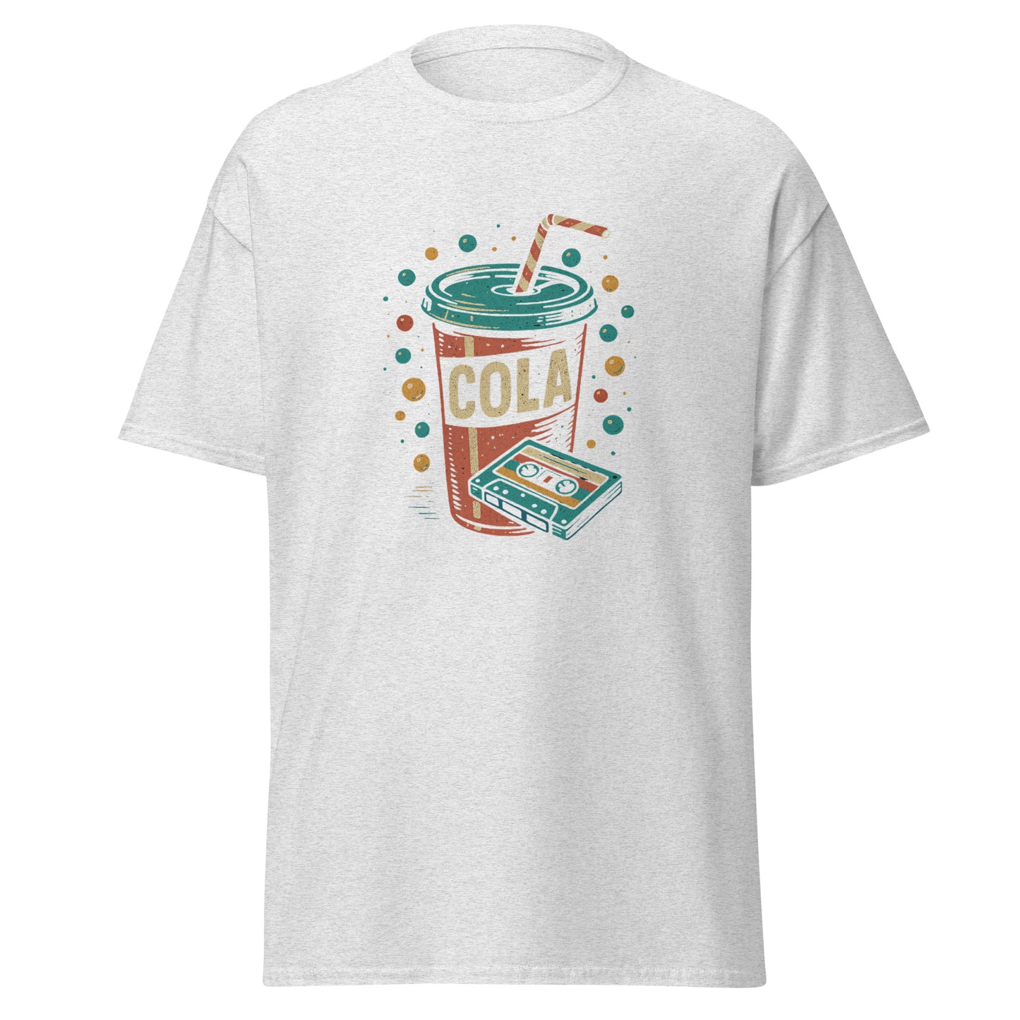 Retro Cola Tee - Trendy, Unisex & 100% Cotton Classic for Streetwear - RKM Inspiration - 62632953