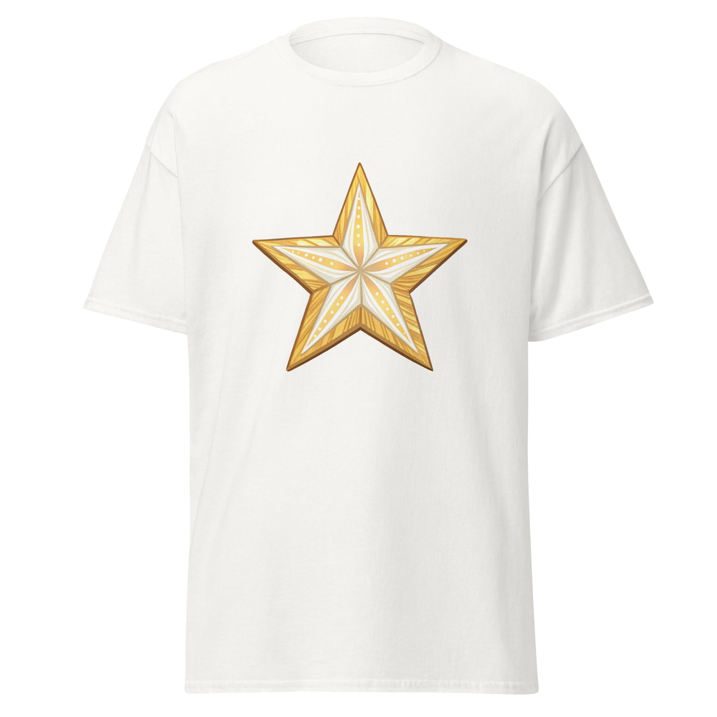 Star Tee - Trendy Unisex Classic for a Stylish, Structured Look - RKM Inspiration - 90144525