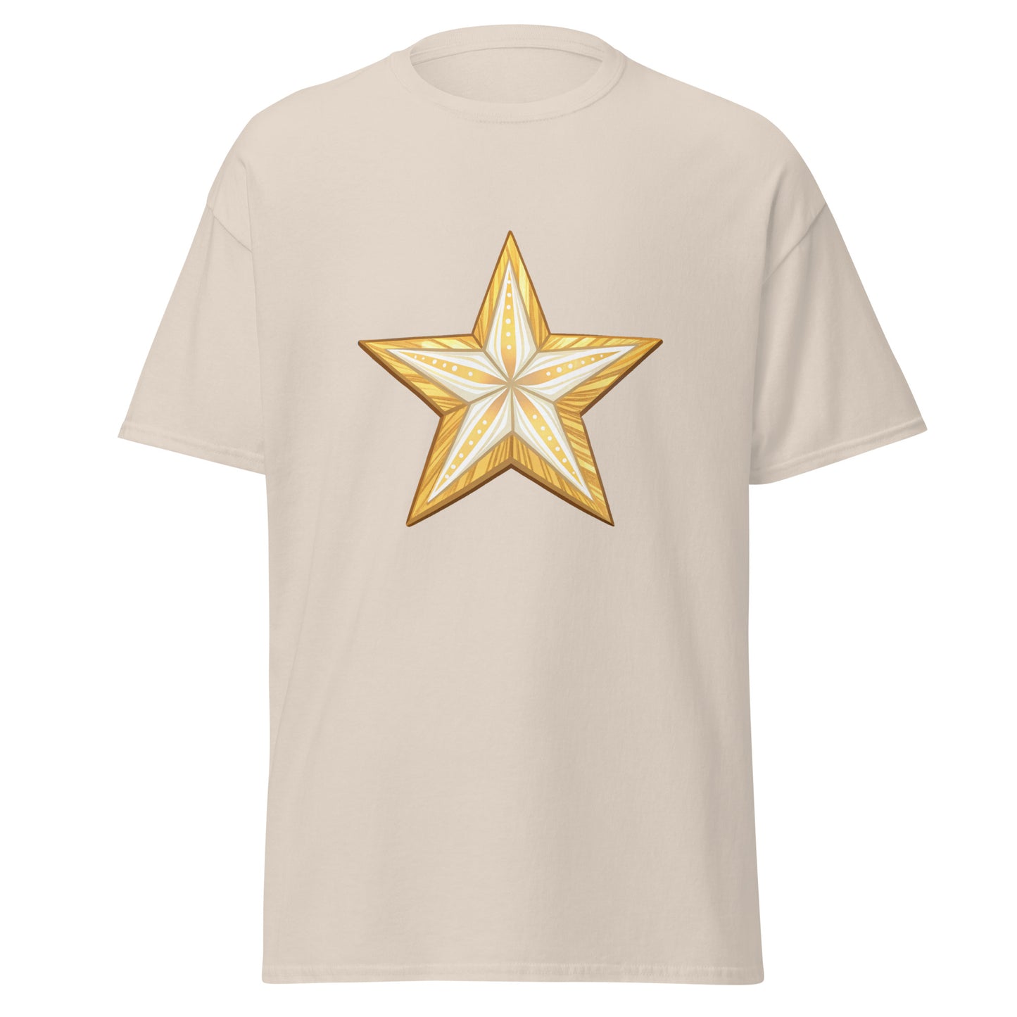 Star Tee - Trendy Unisex Classic for a Stylish, Structured Look - RKM Inspiration - 36425333