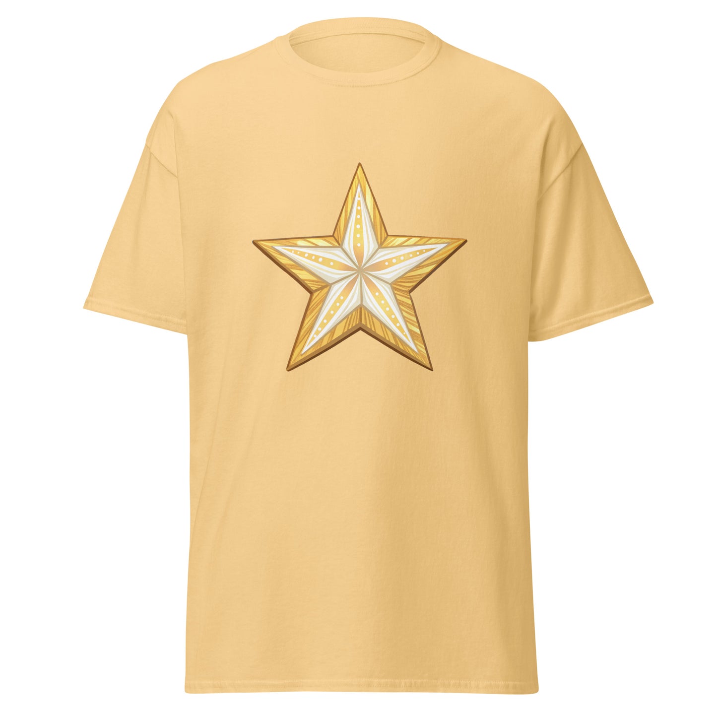 Star Tee - Trendy Unisex Classic for a Stylish, Structured Look - RKM Inspiration - 38915358