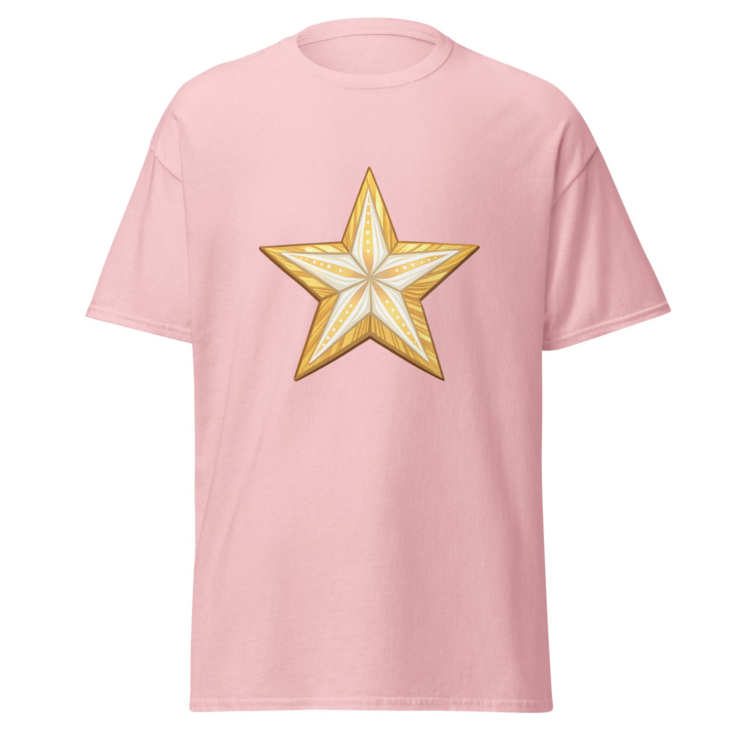 Star Tee - Trendy Unisex Classic for a Stylish, Structured Look - RKM Inspiration - 50821134