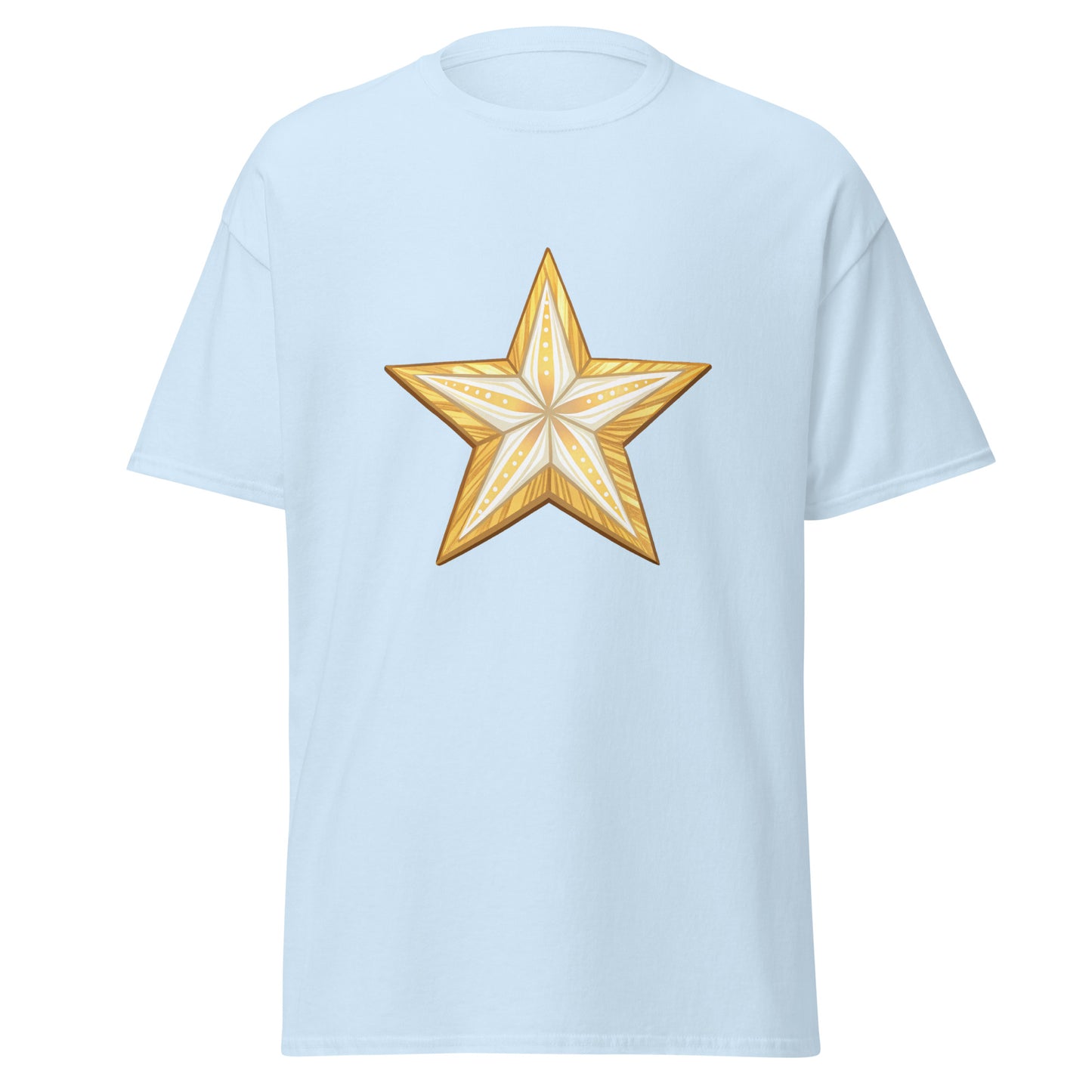 Star Tee - Trendy Unisex Classic for a Stylish, Structured Look - RKM Inspiration - 39724626