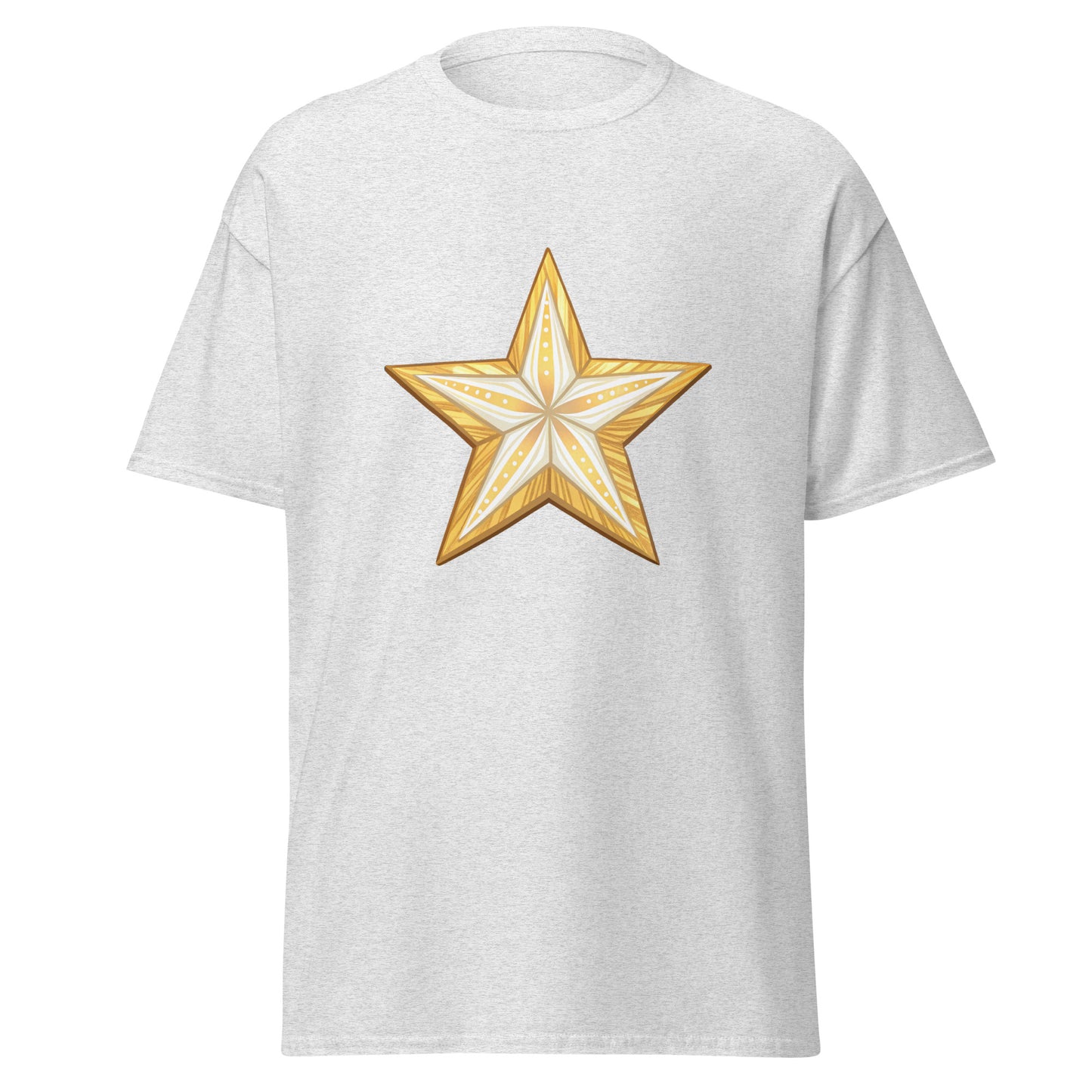 Star Tee - Trendy Unisex Classic for a Stylish, Structured Look - RKM Inspiration - 87418002