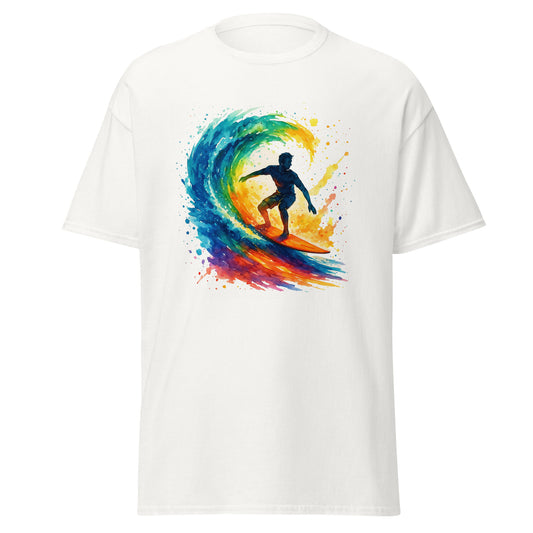 Surf in Style with Our Unisex Classic Surfing Tee – 100% Cotton - RKM Inspiration - 64878634