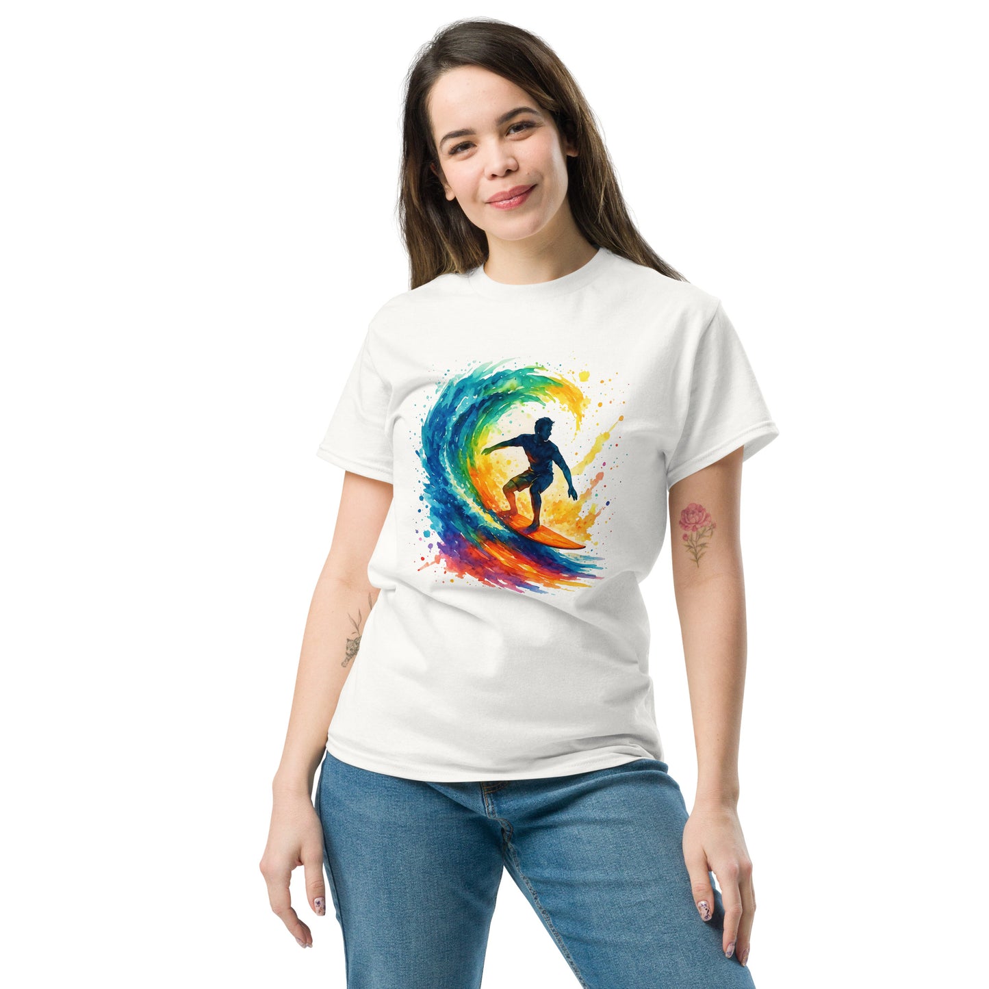 Surf in Style with Our Unisex Classic Surfing Tee – 100% Cotton - RKM Inspiration - 88723501