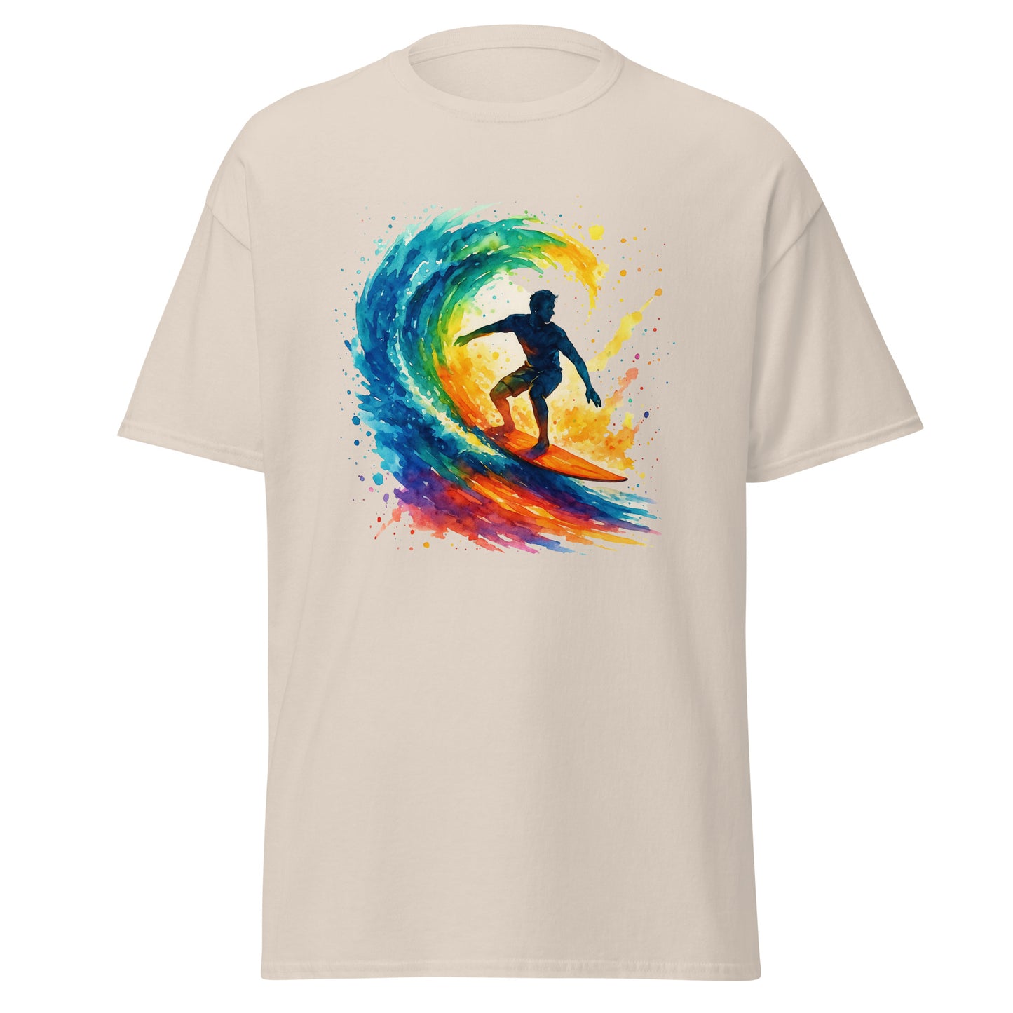 Surf in Style with Our Unisex Classic Surfing Tee – 100% Cotton - RKM Inspiration - 78045346