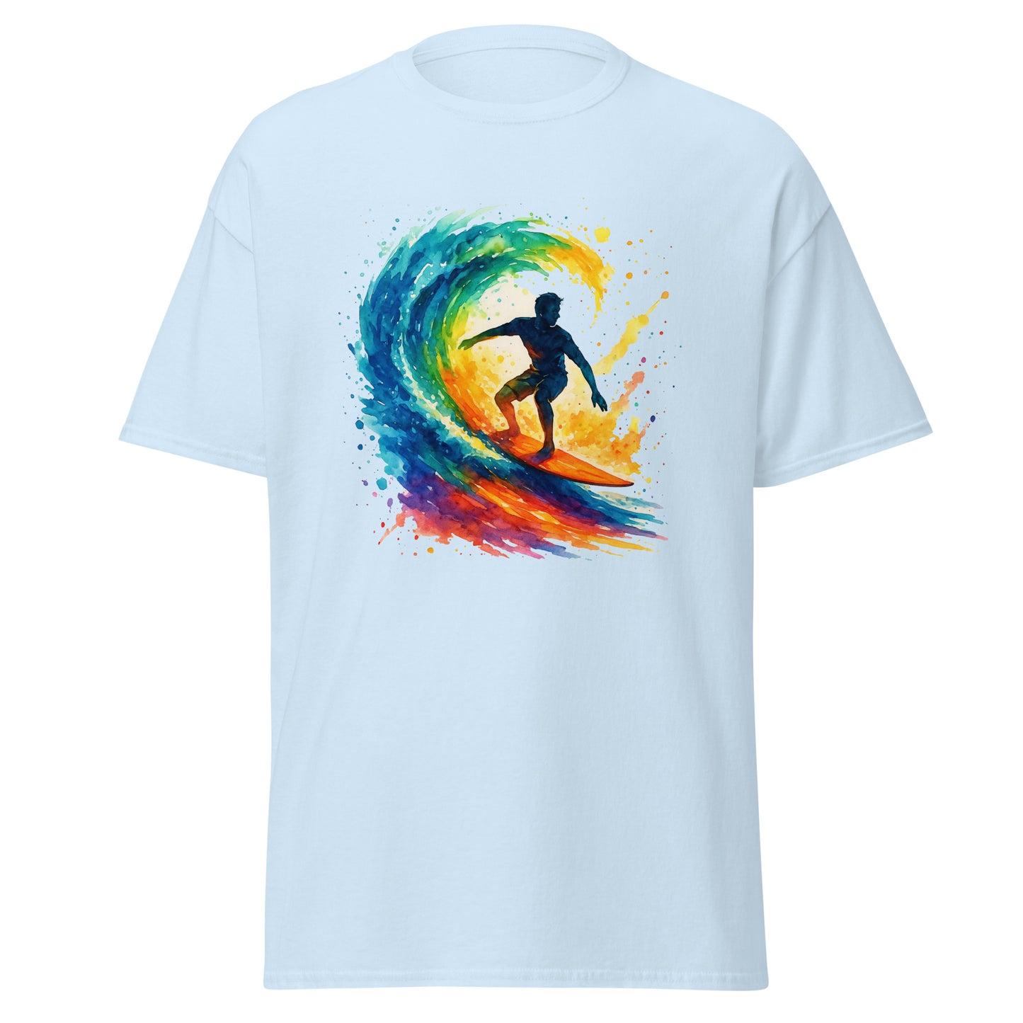Surf in Style with Our Unisex Classic Surfing Tee – 100% Cotton - RKM Inspiration - 40199064