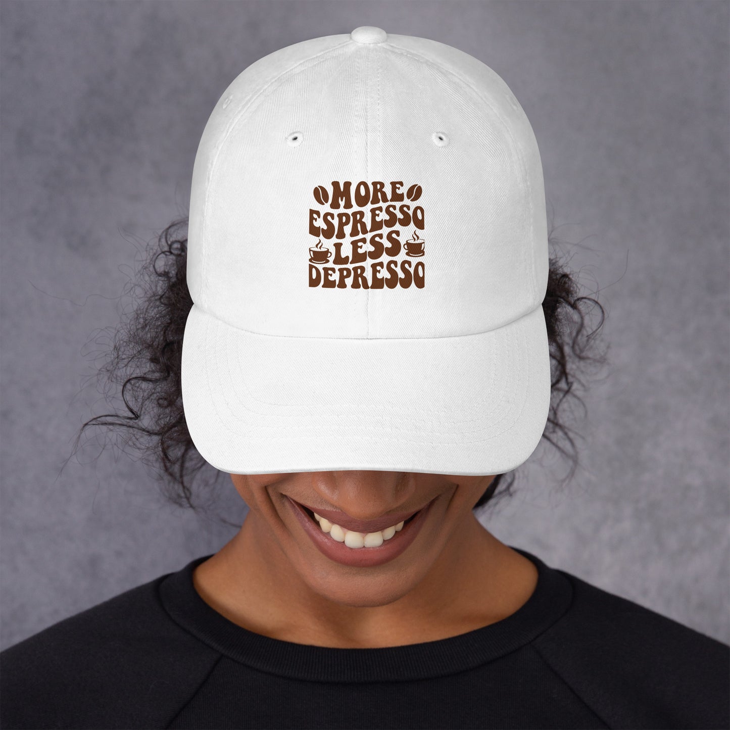 More Espresso, Less Depresso - Dad hat -RKM Inspiration - 16190802