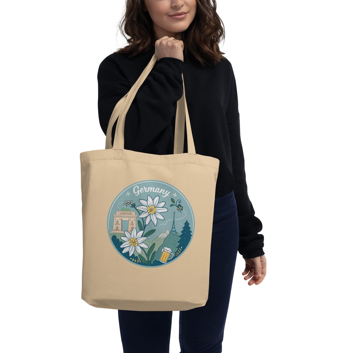 Germany Eco Tote Bag - Sustainable Organic Cotton Shopping Solution -RKM Inspiration - 36932470