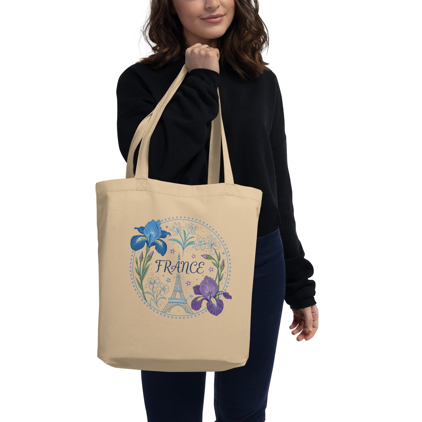 Eco-Friendly France Tote Bag - Organic Cotton, Stylish & Spacious -RKM Inspiration - 95559524