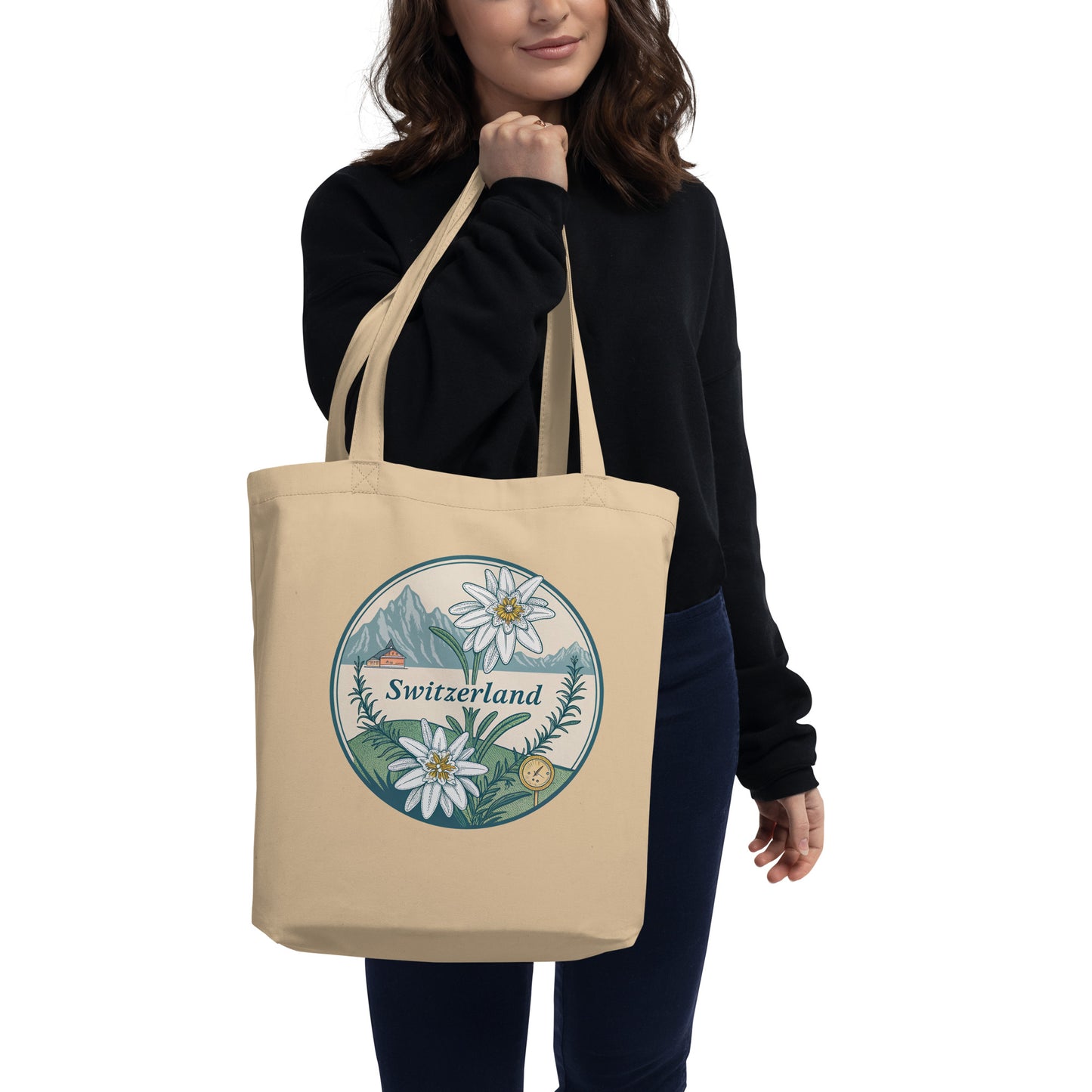 Eco-Friendly Switzerland Tote Bag - Stylish & Sustainable Cotton -RKM Inspiration - 56447811
