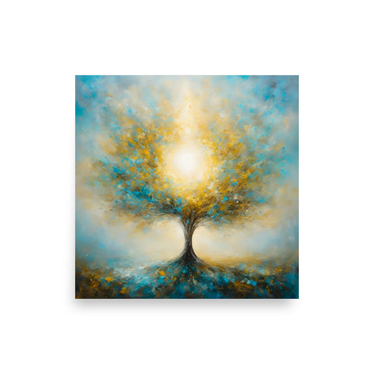 Tree of Radiance Poster Wall Art -RKM Inspiration - 38543718