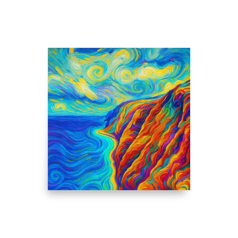Euphoria of the Edge Poster Wall Art -RKM Inspiration - 24093008