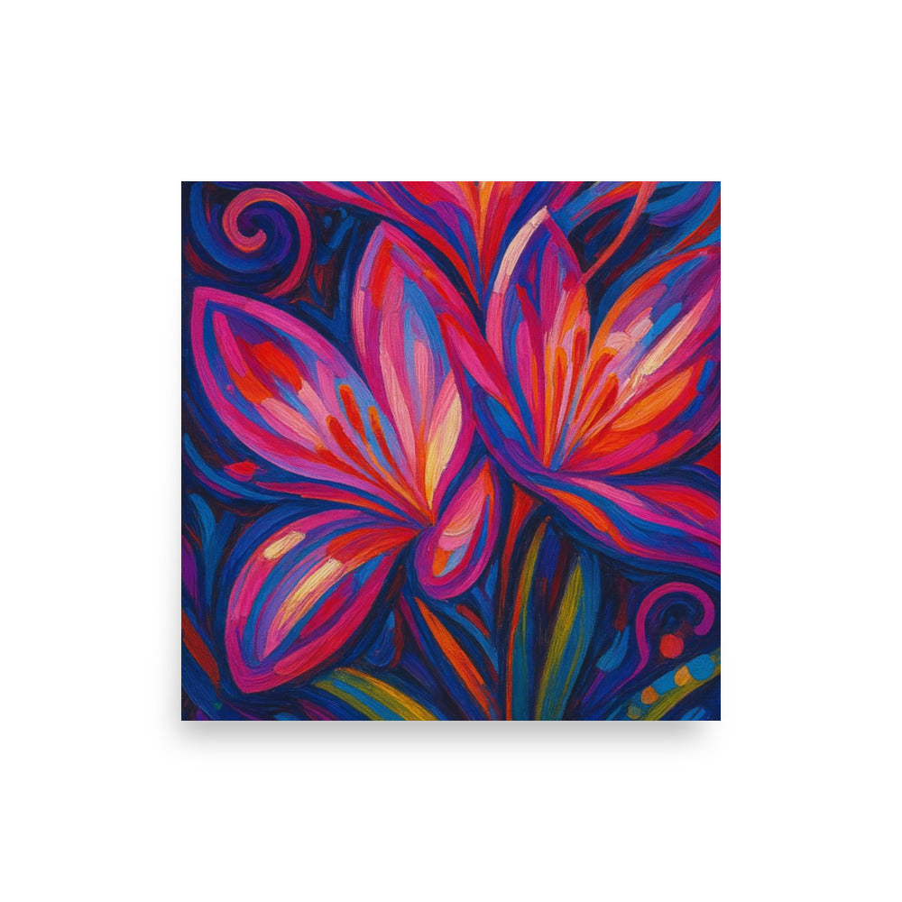 Petals of Radiance Poster Wall Art -RKM Inspiration - 86868281