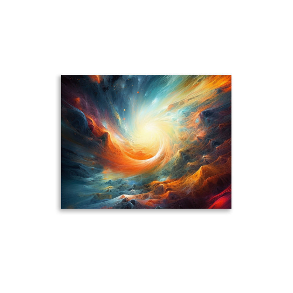 Cosmic Vortex Poster Wall Art Print -RKM Inspiration - 39500147